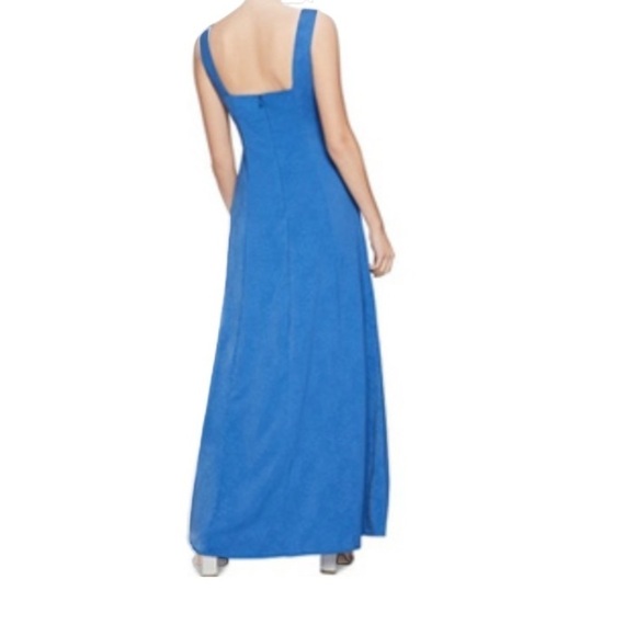 BCBG BCBGeneration cornflower blue lace up corset sleeveless maxi dress size 0 - Picture 2 of 12